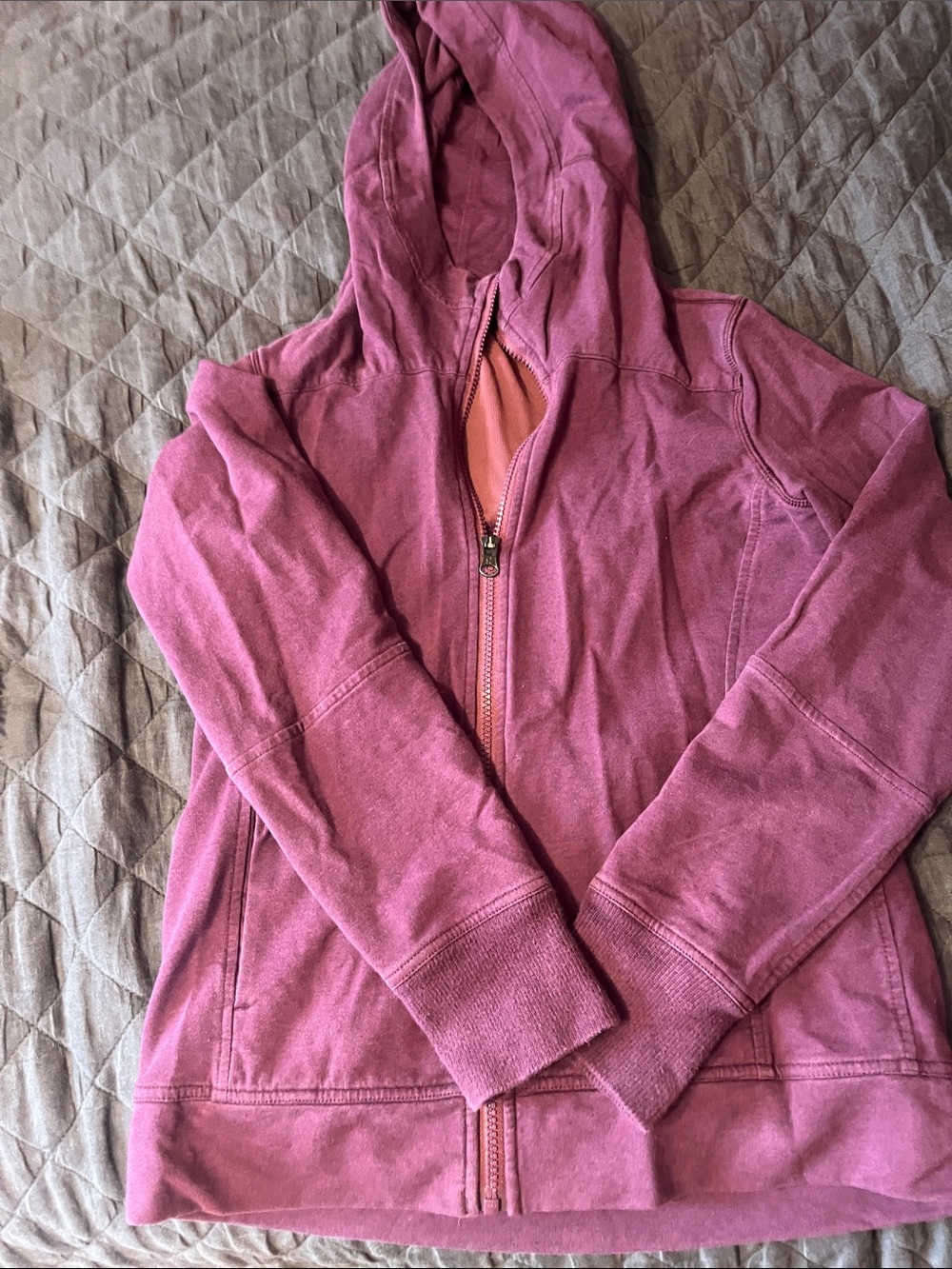 lululemon athletica Kids Hooded Zip-Up Jacket in Dusty Rose